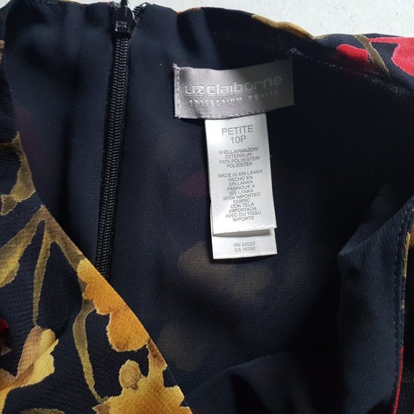 - Liz Claiborne Size 10P Petite Dress - Picture 3 of 4